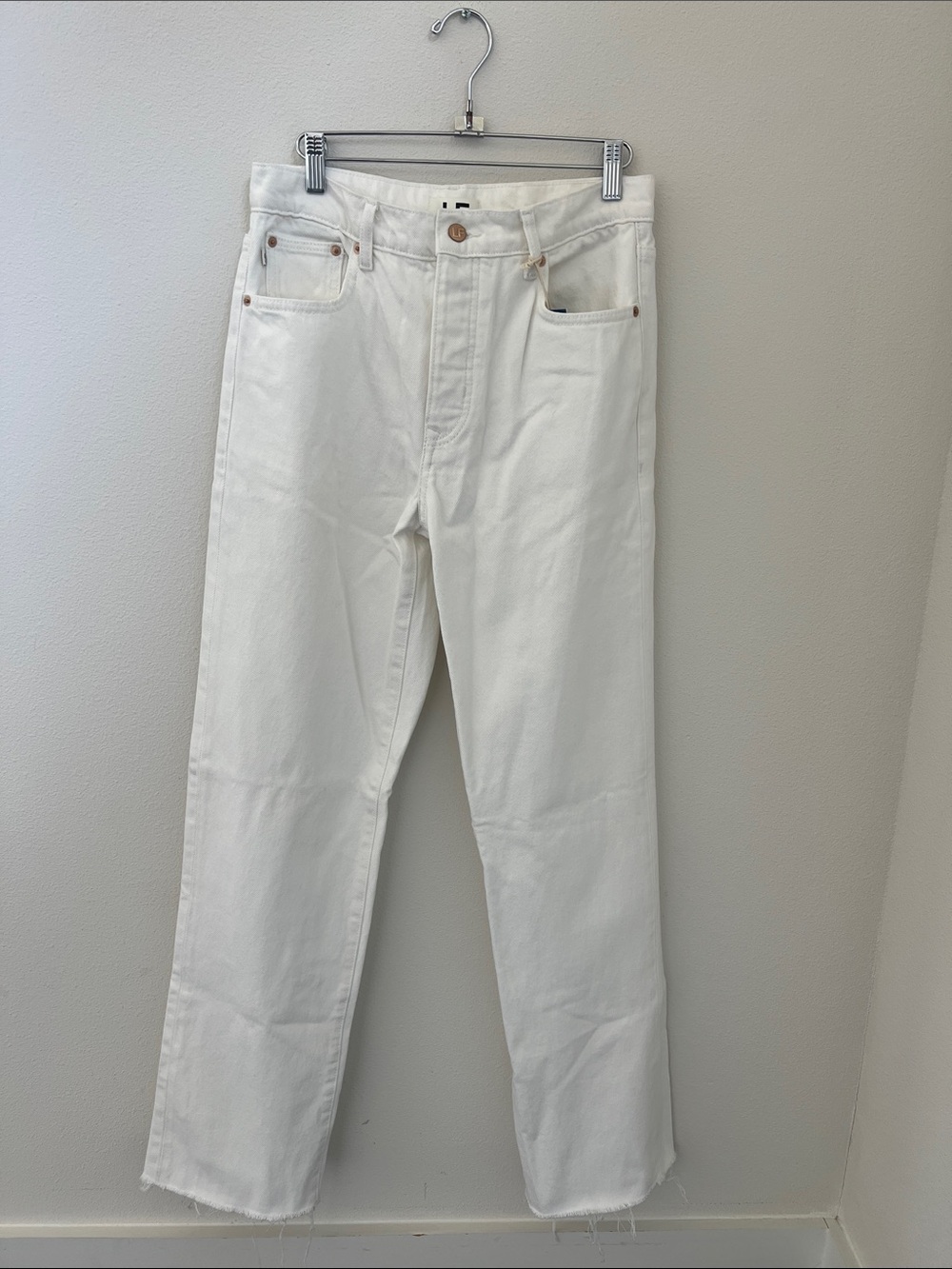 Dustin Boyfriend Jeans | Lovers + Friends White Straight-Leg Jeans